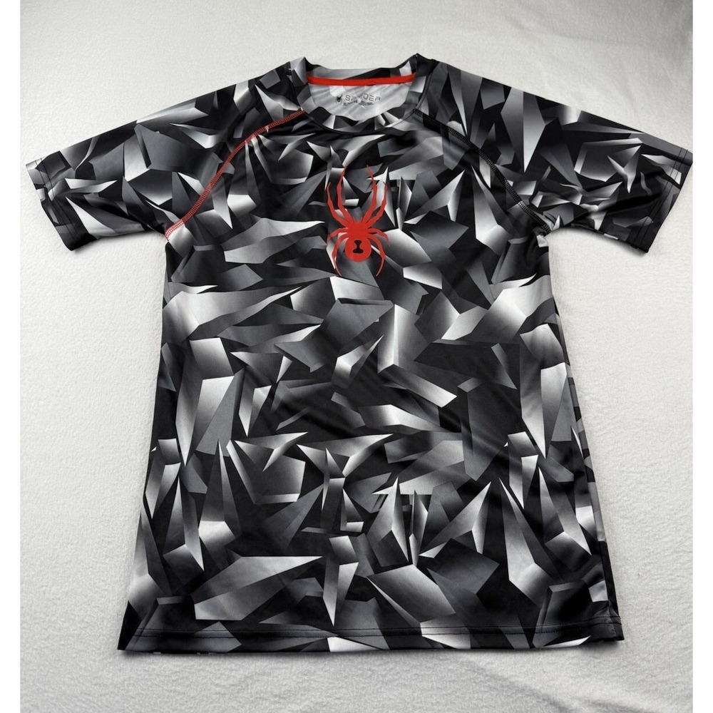 Spyder Graphic T Shirt Boys Size XL Youth Polyester
